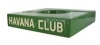 Cendrier Havana Club Carr� Vert Double