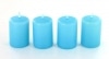 Bougies Anti Tabac Rondes Mini Bleues x4