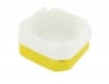 Cendrier de terrasse jaune carr�