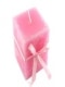 Bougie carr�e 585047 rose
