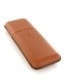 Etui 3 cigares R�cife cuir perl� marron 2045011