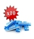 Papier � rouler Smoking Blue x 10