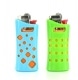 Etui briquet mini Bic'in Bleu et Vert