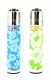 2 briquets � pierre Clipper Hibiscus Bleu et Vert