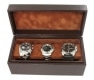 Boite 3 montres Gain�e Epi Brun