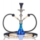 Chicha Fata Morgana 47cm 2 tuyaux Bleu