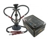 Coffret Chicha Dutch 2 tuyaux Noir