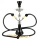 Chicha Fata Morgana 47cm 2 tuyaux Noir