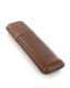 Etui 2 cigares R�cife cuir perl� marron fonc� 2047903