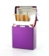Etui cigarettes Aluminium Violet