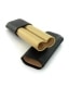 Etui 2 cigares R�cife cuir perl� noir 2047907