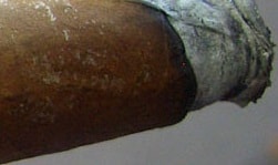 Marque blanche sur cigare