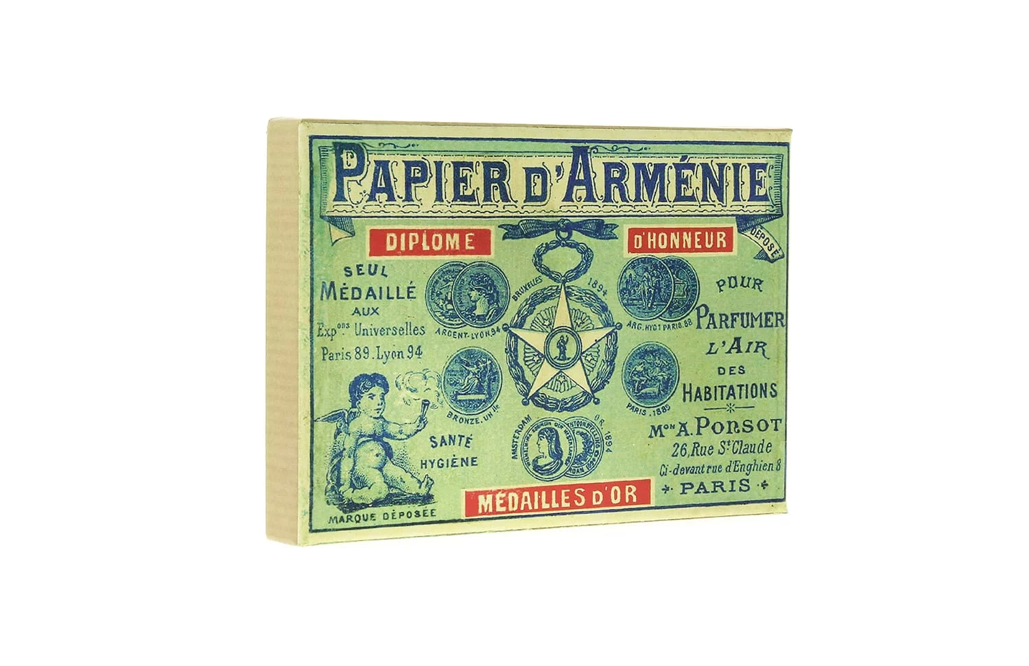 Papier d'Armnie Coffret Vintage 1900 et ses 12 carnets