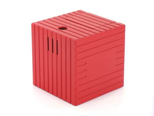 briquet de table electronique cube rouge