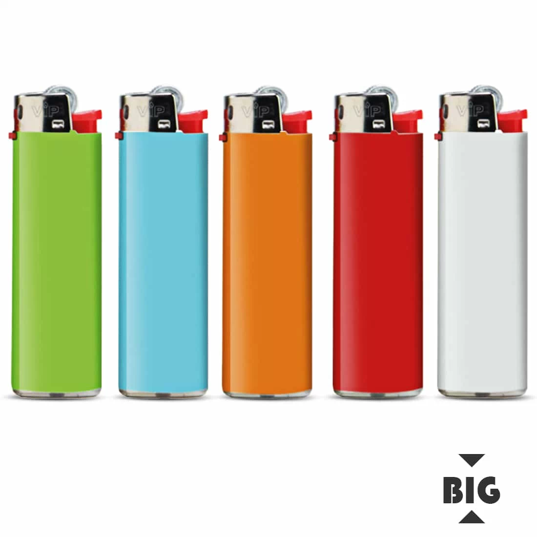 5 Briquets VIP Big � pierre color�s