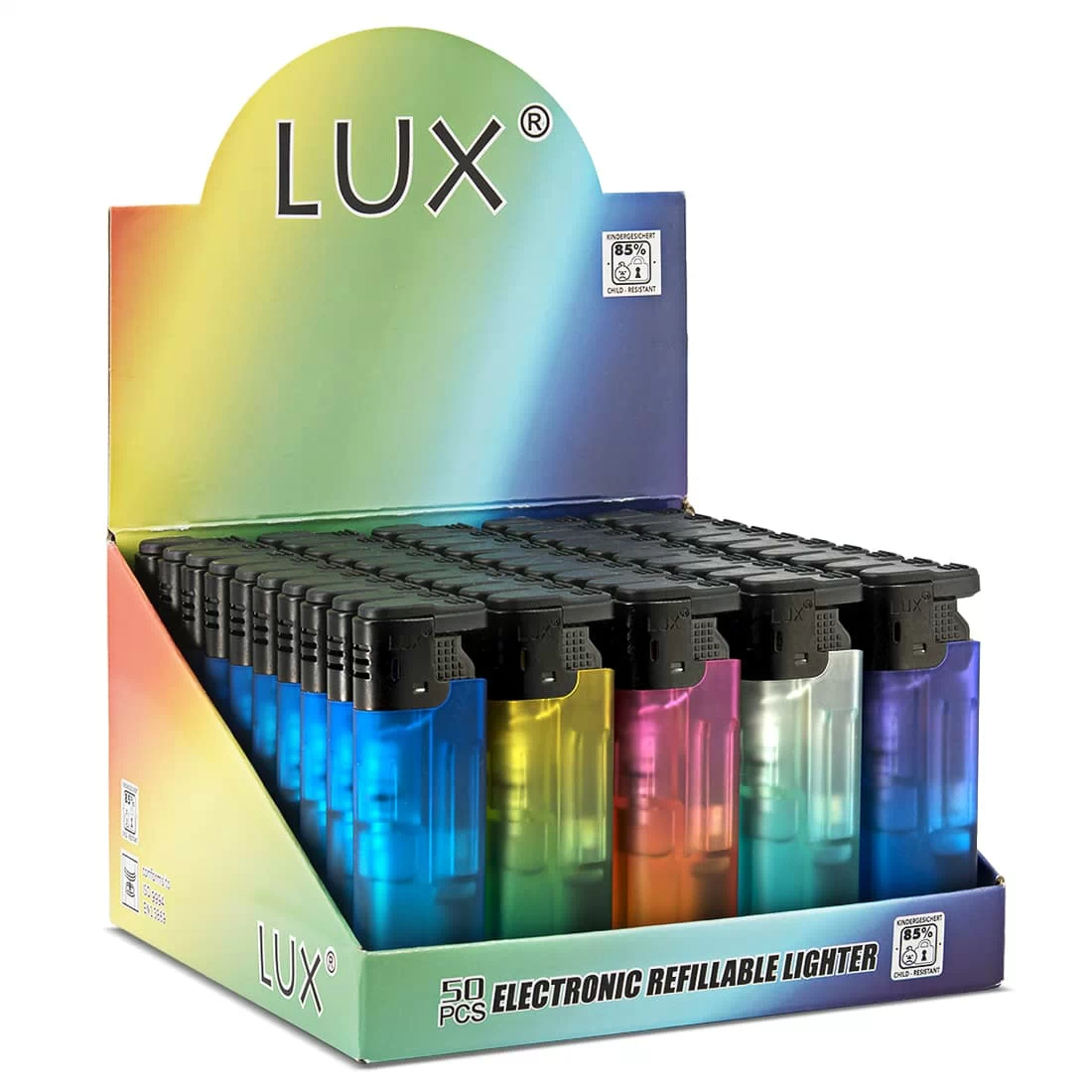 Briquet lectronique Fantme dgrad torche x 50