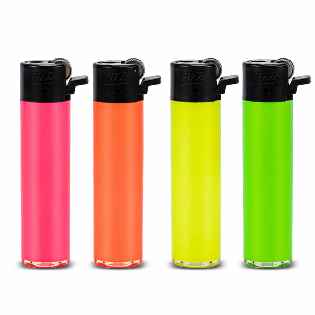 Briquet jetable color� opaque x 4