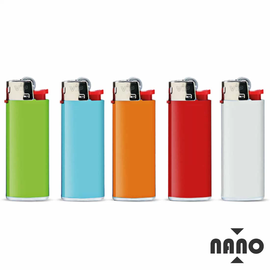 5 Briquets VIP Nano � pierre color�s
