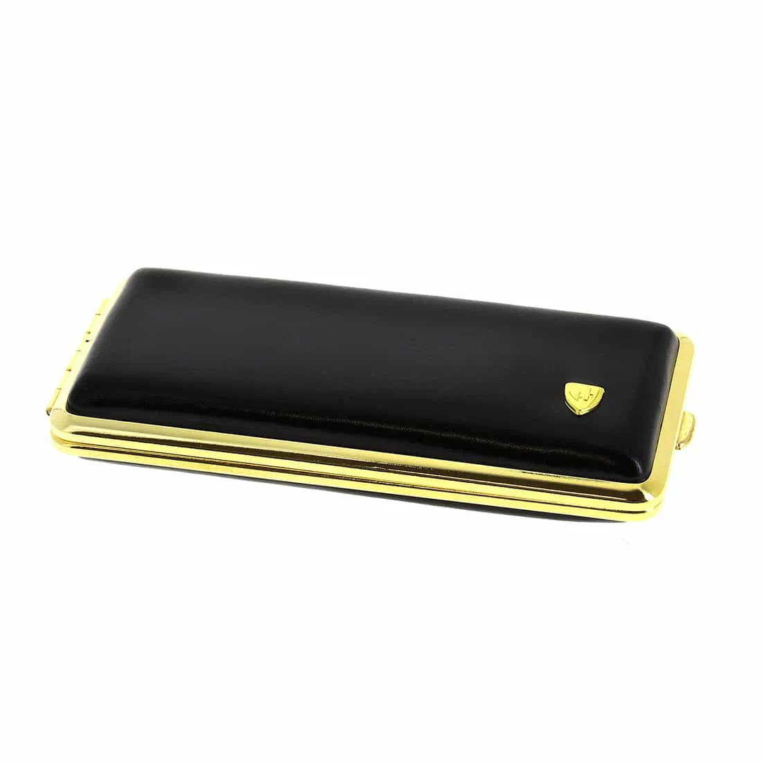 Etui Cigarette Slim Cuir Vintage Noir