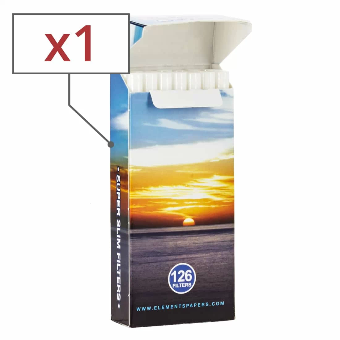 Filtres Elements Super Slim en sticks x 1